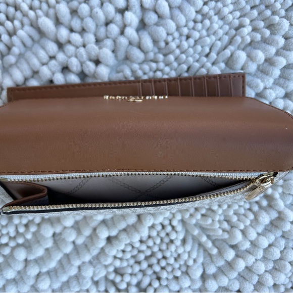 Michael Kors Tan Logo Trifold Wallet - Picture 6 of 6